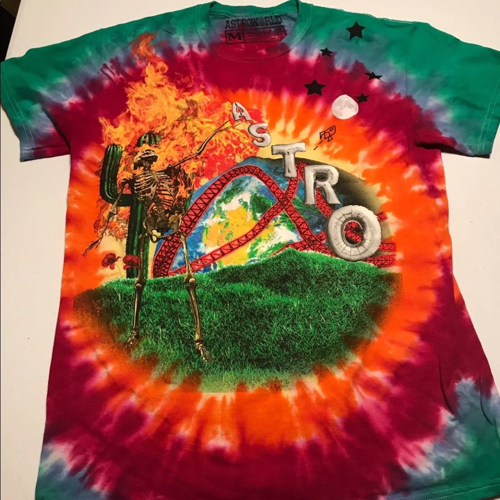 TRAVIS SCOTT ASTROWORLD Tour T shirt